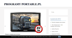 Desktop Screenshot of programyportable.pl
